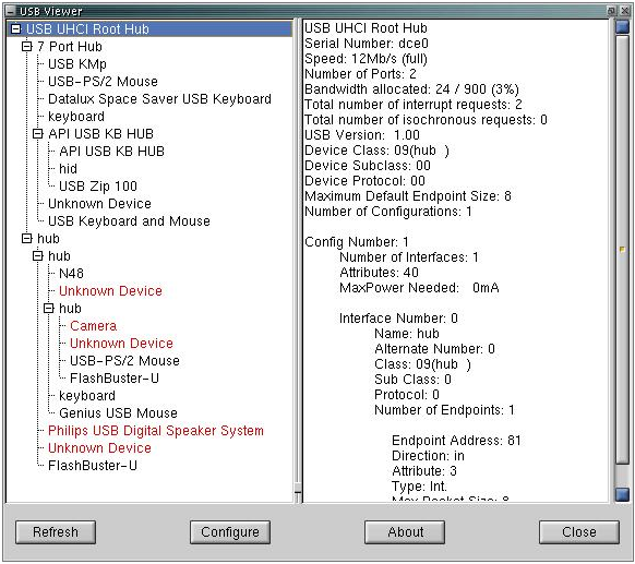 linux lsusb vendor product